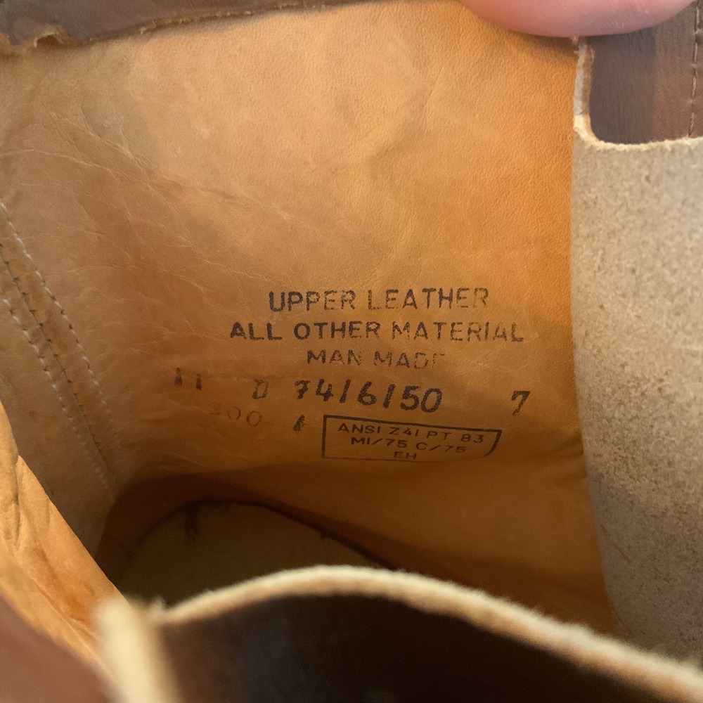 EH Safety & Supply Co. Brown Leather Boots Sz 11 D Work Safety Outdoor No Laces - Picture 10 of 10